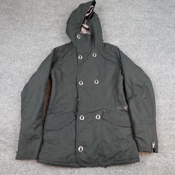 Burton Jackets & Blazers - Burton Cherish Jacket Womens Small Black Hooded Dryride Insulated Ski Snow
